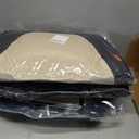 Car Seat Covers Full Set, Breathable Leather Automotive Front and Rear Seat Covers & Headrest, Universal Automotive Vehicle Seat Cover for Most Sedan SUV Pick-up Trucks, Black&Beige