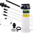 SWANLAKE 6.5 Liter Pneumatic/Manual Fluid Extractor Pump,Oil Changer Vacuum Fluid Extractor,Oil Change & Fluid Change Tool