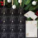 Kasyat 24 Sets Christmas Employee Appreciation Gift Acrylic Hanging Ornament Bulk Star Pendant Ornament for Christmas Tree with Thank You Card for Coworker Team Nurse Teacher Gift (Be Proud Sign)