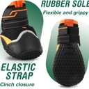 Dog Shoes for Small Dogs, Anti-Slip Dog Boots for Winter Snow, Hot Pavement, Dog Booties & Paw Protectors for Hardwood Floors Size 0