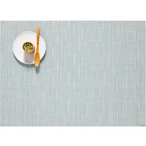 Chilewich Bamboo Placemats Set of 4, Woven Rectangle Placemats | Reusable, Stain-Resistant, Indoor/Outdoor Tabletop Protection, 19" x 14", Seaglass, 14"x19"