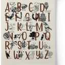 Ryeolo Cowboy Alphabet Poster Hanger Frame 12.5x17 Inch, Cowboy & Cowgirl Hanger Frame, Western Nursery Decor