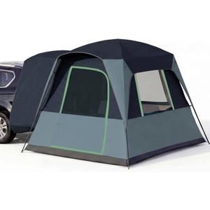 5/6 Person SUV Tent for Camping, SUV Tailgate Tent,Truck Car Tent Weather Resistant Portable for Car SUV Van Camping, Includes Rainfly and Storage Bag, 10' W X 8' L X 7.1' H
