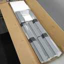 2Meberam 2 Pack 8x2x1FT Galvanized Raised Garden Beds Kit Outdoor Metal Gardening Planter Box for Vegetable Elevated Flower Herbs,Gray