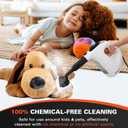 Steam Cleaner, Handheld Steamer for Cleaning, Multipurpose Pressurized Steam Cleaners for Home Use with Continuous Steam Lock, Unlimited Use Time and 11 Accessory Kit to Remove Grime