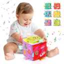 Baby Music Toys, Gravity Sensing Hexahedron Musical Toy for Newborn Infant Babies Boys & Girls 0-36 Months,Toddlers Early Education Puzzle Cognitive 0-6 Months,Soothing Toys 12-18 Months