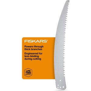 Fiskars 15" Replacement Saw Blade, Woodzig Chainsaw Tooth, Compatible Models 9300/9261/TP45, Silver
