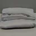 COSVIYA Grommet Room Darkening Curtains 84 inch Length 2 Panels, Thick Polyester Light Blocking Insulated Thermal Window Curtain Light Grey Drapes for Bedroom/ Living Room, 52x84 inches