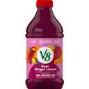 V8 Beet Ginger Lemon 100% Vegetable Juice, 46 fl oz Bottle (EXP 10/23/26)