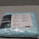 LuxClub 4 PC Queen Size Sheet Set Bed Sheets, Breathable Luxury, Deep Pockets 18" Wrinkle Free Cooling Machine Washable Hotel Bedding (Striped Light Blue)