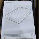 Amazon Basics Smart Box Spring Bed Base, 5-Inch Height Mattress Foundation, Tool-Free Easy Assembly, King, 79"L x 75.5"W x 5"H, White