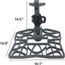 Aluminum Tree Saddle Hunting Platform Tree Saddle Hunting System for Tree Stand Hunting, 16*15 Inch