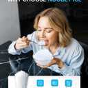 EUHOMY Smart Nugget Ice Maker Countertop, Pebble Ice Maker Machine with APP Control, 40lbs/24H, Ready in 7 Mins, Self-Cleaning, Portable Sonic Ice Makers with Hanging Ice Scoop for Home/Kitchen/Office