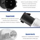 Air Conditioning Pressure Sensor Fit for Jeep Wrangler/Grand Cherokee Ram 1500/2500 Dodge Durango Chrysler Town&Country, Replace 5174039AA 5019881AA 5174039AB 4796563