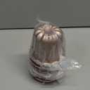 6 Pcs Canele Mold Cake Pan Non Stick small Copper Color Canele Molds Muffin Bakeware Cupcake Pan 2.8 Inch Carbon Steel Pastry Mould Mini Cupcake Holders DIY Cake Muffin Oven Baking Tool