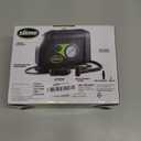 Slime 40050 Tire Inflator, Portable Car Air Compressor, with Analog 100 psi Dial Gauge, Long Hose and LED Light, 12V, 8 min Inflation