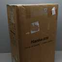 Hanke 26 Inch Expandable Luggage Top Opening Checked Bag Luggage Hard Shell Suitcases with Wheels Lightweight Travel Luggage Heavy Duty Luggage Suitcase with Lock for Woman Men-Ivory White