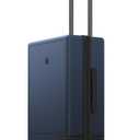 LEVEL8 Carry on Luggage Airline Approved, Carry-on Suitcases with Wheels, Lightweight Hardside Luminous Textured Luggage for Travel with Tsa Lock, 20 Inch, Navy