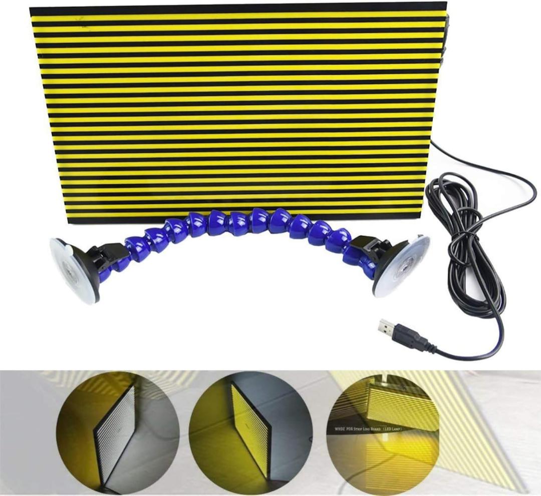 LadyRosian LED Paintless Dent Repair Tool Double Panel Strip Line Board Lamp Reflection Borde 5v USB lamp Board