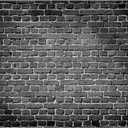 YYNXSY Gray Brick Retro Plastic Brick Wall Background - Decorative Fabric Wall Cover - 6X4FT YY-13