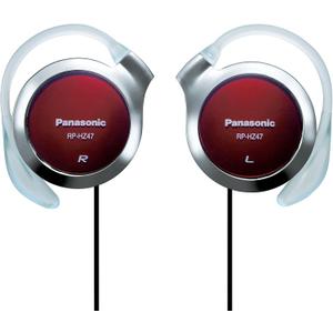 Panasonic Clip Headphone Red RP-HZ47-R (Japan Import)
