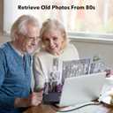 Floppy Disk Reader, 3.5 inch USB Type A&C External Floppy Disk Drive, 3 1/2 Floppy Disc Reader for PC,Laptop&Notebook-Brushed Texture