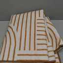 Modern Rug 2x6 Runners for Hallways, Abstract Kitchen Runner Rugs Non Slip Bath Runners, Rainbow Washable Runner Rug for Bedroom, Soft Long Rugs for Entryway Bathroom Laundry Dorm, Orange