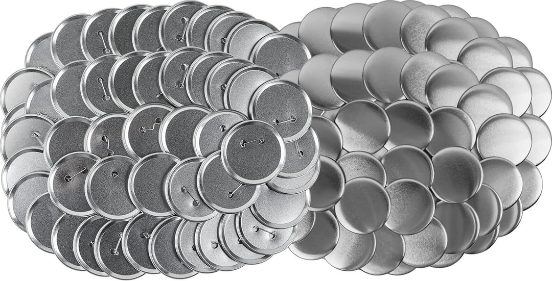 100 Sets 3 inch Button Maker Supplies, 75mm Button Supplies Parts Badge Part, Buttons Making Supplies