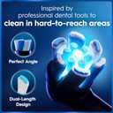 Oral-B Rechargeable Electric Toothbrush, iO5 Limited Deep Clean & Whiten, 5 Cleaning Modes, Visual Pressure Sensor to Protect Gums, Travel Case, 3 Brush Heads, Black