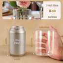 TBWIND 12pcs Small Glass Cylinder Vases for Centerpieces, 4 Inch Clear Flowers Vase for Wedding Decorations, Glass Hurricane Candle Holder for Home Decor Table Centerpiece