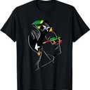 Saint Kitts and Nevis Girl Kittitian Roots Nevisian Flag T-Shirt, Black, Medium