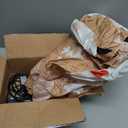 Honoson 7 ft Tall Christmas Inflatables Gingerbread Tree Decorations Outdoor Blow up Christmas Tree Yard Decor with Build-in LED Lights Gingerbread Decor for Xmas Holiday Party Indoor Garden Patio