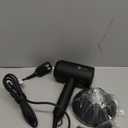 slopehill Professional Ionic Hair Dryer, Powerful 1800W Fast Drying Low Noise Blow Dryer with 2 Concentrator Nozzle 1 Diffuser Attachments for Home Salon Travel (Black)