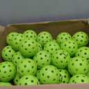 Navona 48 Pack Premium 40-Holes Outdoor Pickleball Balls, Meet USAPA Official Requirement, Perfectly Balanced, High Bounce True Flight, Durable Outdoor Pickleball Set