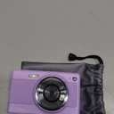 2025 New Digital Camera, 56MP FHD 1080P for Kids with 16x Digital Zoom Anti Shake, Face Detect, Smile Capture, 32GB TF Card, Battery, Lanyard, a Great Gift for Boys & Girls（Purple）
