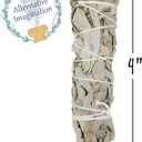6 Pack of White Sage Sticks - 4" Long Smudging Incense Sticks for Sage Smudge Kit Refill, Witchcraft Supplies, Meditation Accessories, Yoga, Incense Holder, Spiritual Gifts - Alternative Imagination