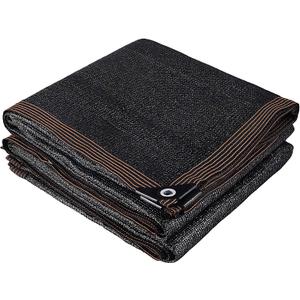 winemana 70% Black Shade Cloth, 12 x 6 FT Durable Mesh Tarp with Grommets, Resistant Garden Sun Shade Netting with Taped Edge for Plant Cover, Greenhouse, Patio, Tomatoes, Chicken Coop, Barn Kennel
