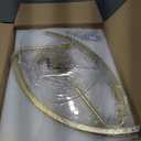 ZMISHIBO 24 Inch Ceiling Fans with Lights and Remote, Modern Low Profile Ceiling Fan, 3000-6000K Dimmable Flush Mount LED Fan Light, 6 Wind Speeds, Fandelier Ceiling Fans for Bedroom- Black