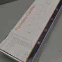 Homemory Gray Flickering Flameless Candles, Battery Operated Acrylic LED Pillar Candles with Remote Control and Timer, Halloween Decor, Set of 5