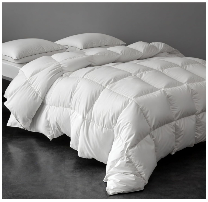 King Size Mattress Pad - 100% Polyester, White, 104x90 Inches Oeko Tex Standard 100