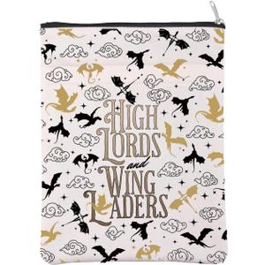 Wing Inspired Book Sleeve Dragon Rider Book Cover Dragon Lovers Gift High Lords Gift for Bookish (Lords Wingleads BS)