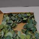 Eucalyptus Wreaths for Front Door 20", Handmade Green Leaves Wreath for Summer, Spring and All Seasons, Greenery Floral Wreath for Wall and Outside