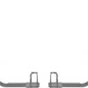 JY PERFORMANCE Boat Trailer Guide-ons, 40"/48" Adjustable, 2PCS Rustproof Electro-Galvanized Steel Trailer Guide ons, Trailer Guides with Black PVC Pipes, for Ski Boat, Fishing Boat, Sailboat Trailer