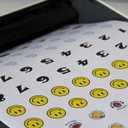 Everstix Printable Round Labels, 0.75" Diameter, 2000 Customizable White Stickers, 25 Sheets, Laser/Inkjet Compatible (3/4 Inch)