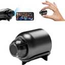 1080P HD Mini WiFi Camera - Night Vision Included, Motion Detection Remote Monitoring 160 Wide Angle Micro Monitor Small Cam for Baby Room Home Office Warehouse (1PCS)