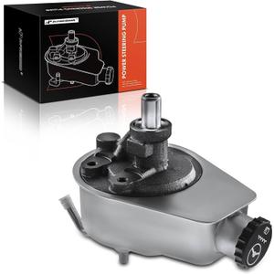 A-Premium Power Steering Pump, with Reservoir, Compatible with Chevrolet & GMC -1980-1987- C10 Suburban, C20 Suburban, K10 Suburban, K20 Suburban, K30, K5 Blazer, P20, P30, R10, C1500 Suburban, Jimmy