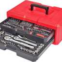 CRAFTSMAN Mechanics Tool Set, 256-Piece Hand Tool and Socket Set with 72-tooth Low Profile Ratchet and 2-Drawer Tool Box (CMMT45256)