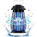 Cordless Bug Zapper Outdoor, 4200V Electric Mosquito Zapper, Fly Trap, Rechargeable Portable Fly Zapper, Waterproof Mosquito Trap Insect Killer Indoor Outdoor for Camping, Garden, Backyard, Home