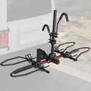 PAULINN 2 Bike Heavy Duty Ebike Rack for Car SUV 2" Hitch Receiver, 200 LBS