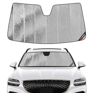 Pigenius Windshield Sun Shade for Genesis GV70 2022-2025, Electrified GV70 2023-2025 Front Window Sunshade - AstraGuard
